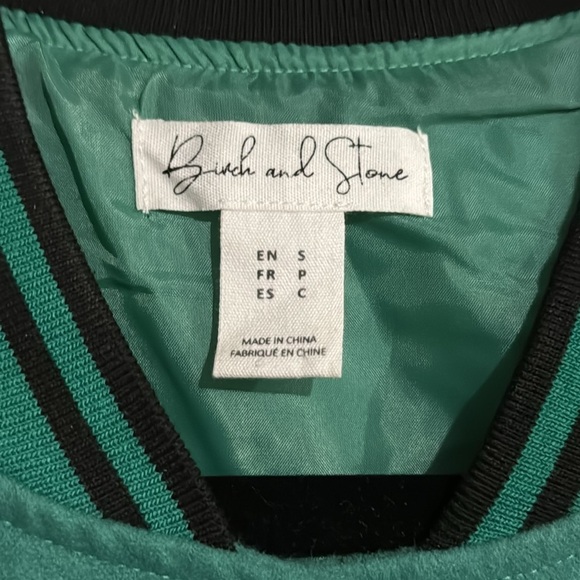 BOMBER CHAMPS GREEN VARSITY WOMEN'S JACKET NWOT - Picture 3 of 7